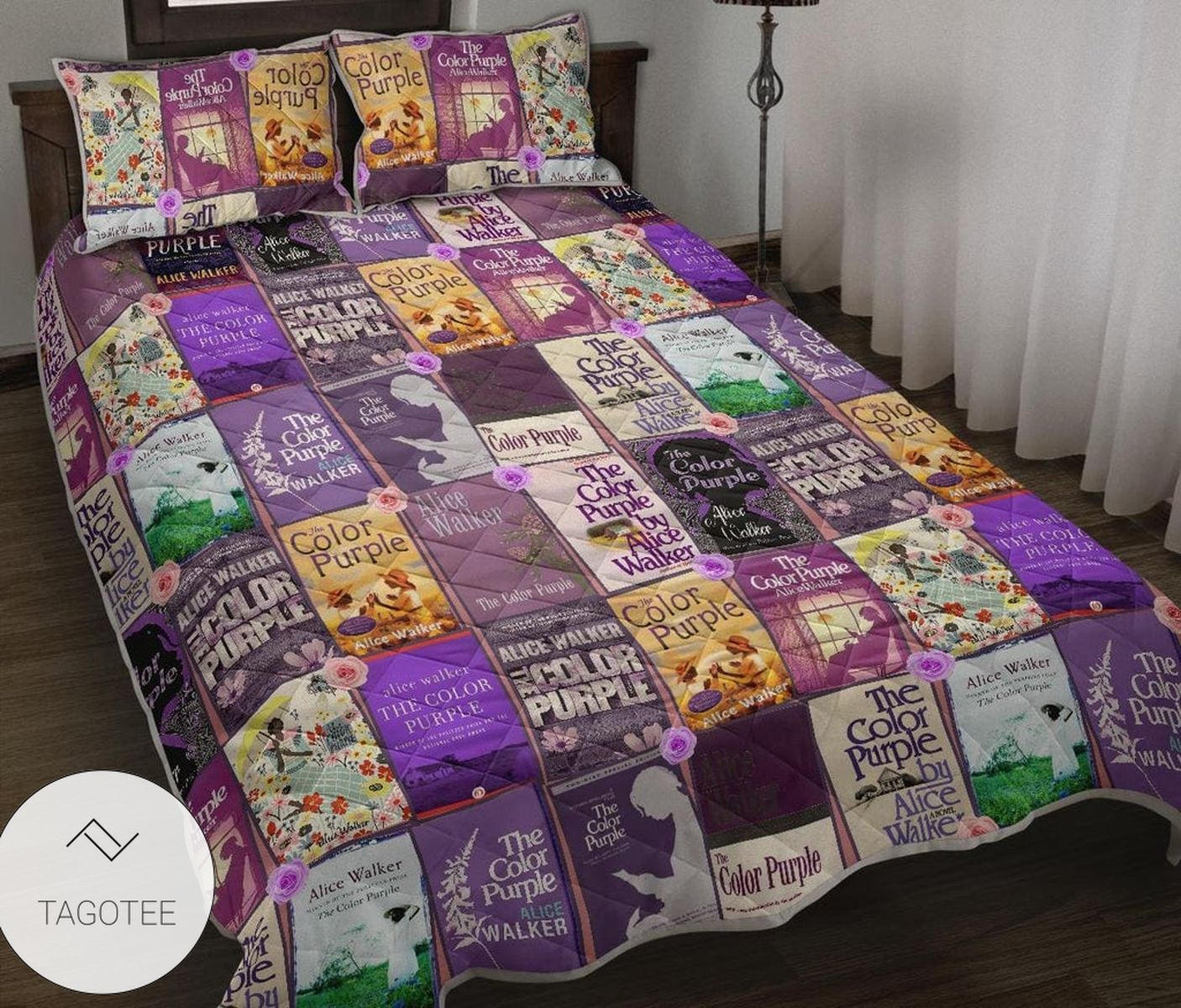 The Color Purple Book Covers Quilt Bedding Set The Color Purple Book Covers Quilt Bedding Set