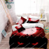 The Creepy Cat And Halloween Night Full Printing Bedding Set