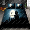 The Dark Castle And Halloween Night Full Printing Bedding Set