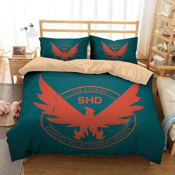 The Division 2 2 Duvet Cover and Pillowcase Set Bedding Set The Division 2 2 Duvet Cover and Pillowcase Set Bedding Set