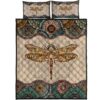 The Dragonfly Vintage Version All Over Print Bedding Set