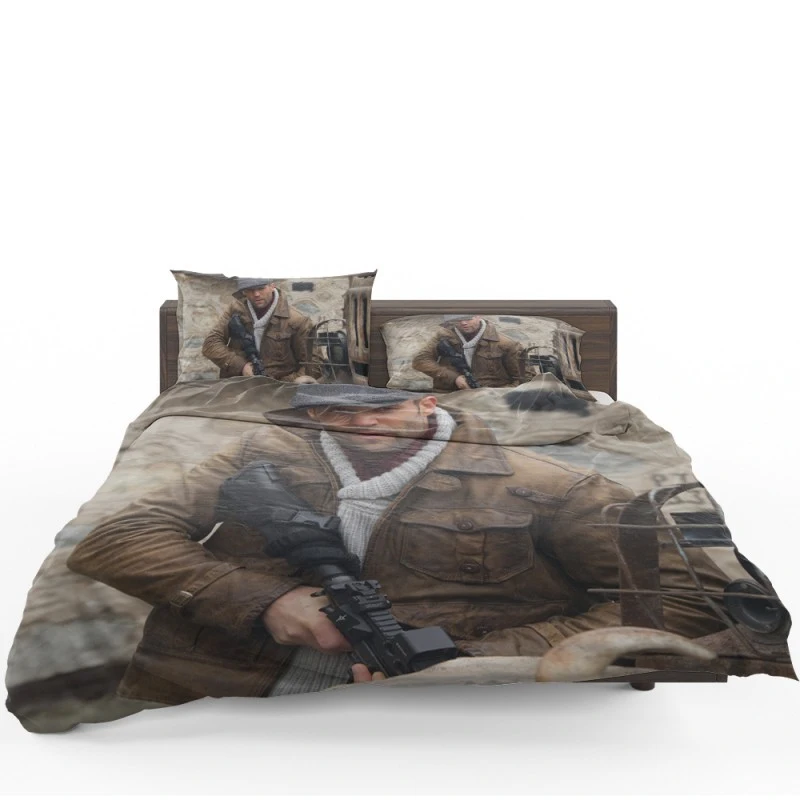 The Expendables 2 Movie Jason Statham Lee Christmas Bedding Set The Expendables 2 Movie Jason Statham Lee Christmas Bedding Set