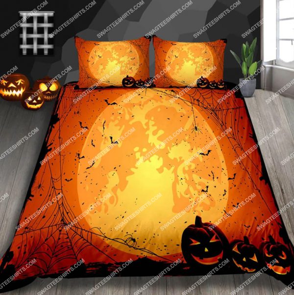 The Golden Halloween Horror Night Full Printing Bedding Set The Golden Halloween Horror Night Full Printing Bedding Set