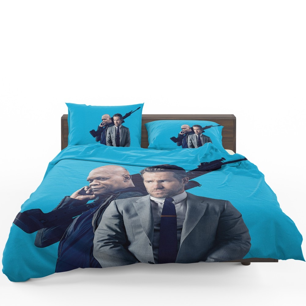 The Hitman’s Bodyguard Movie Ryan Reynolds Samuel L Jackson Bedding Set The Hitman’s Bodyguard Movie Ryan Reynolds Samuel L Jackson Bedding Set