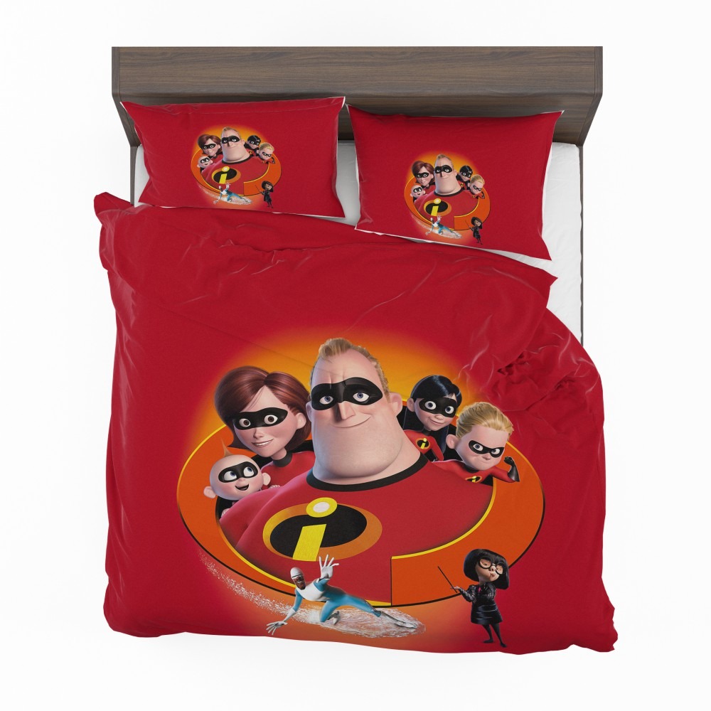 The-Incredibles-Movie-Bob-Parr-Dash-Parr-Disney-Elastigirl-Helen-Parr-Bedding-Set-1