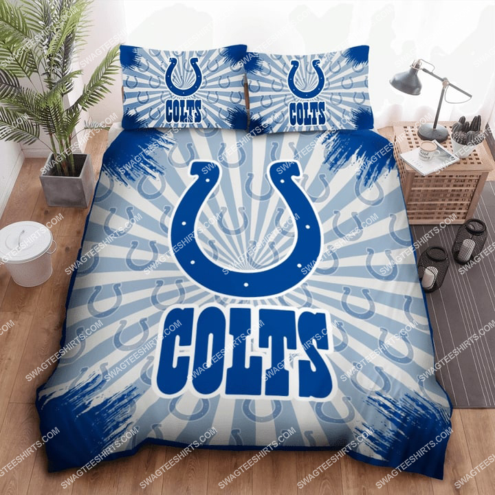 The Indianapolis Colts Football Team All Over Print Bedding Set The Indianapolis Colts Football Team All Over Print Bedding Set
