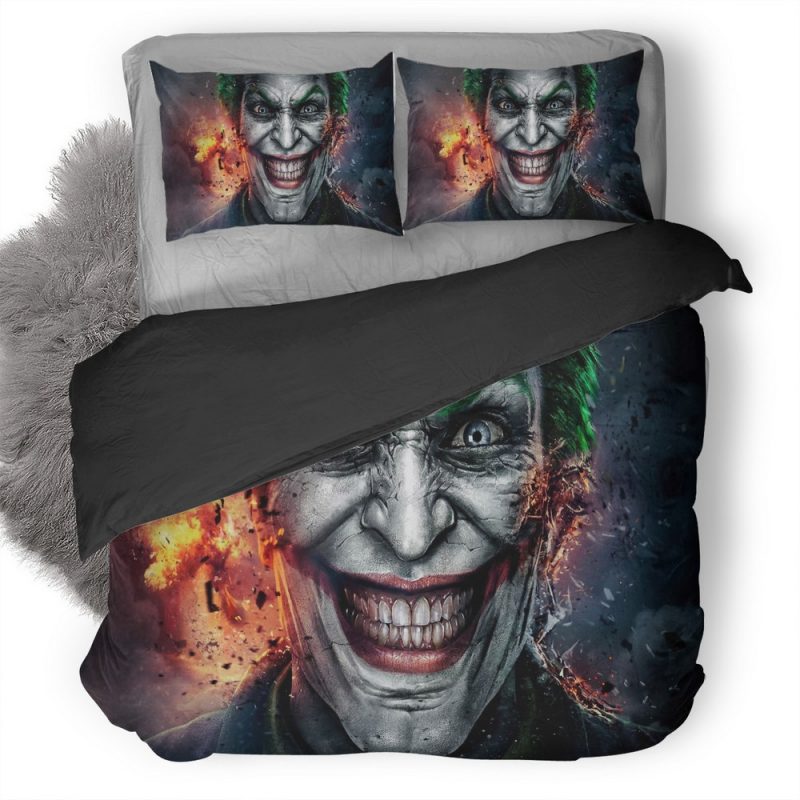 The Joker Fan Art Duvet Cover and Pillowcase Set Bedding Set The Joker Fan Art Duvet Cover and Pillowcase Set Bedding Set