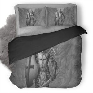The Knight A9 Duvet Cover and Pillowcase Set Bedding Set