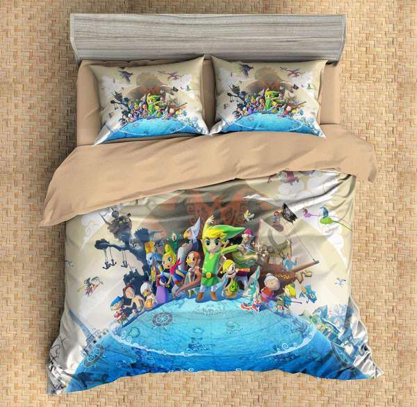 The Legend Of Zelda 1 Duvet Cover and Pillowcase Set Bedding Set The Legend Of Zelda 1 Duvet Cover and Pillowcase Set Bedding Set