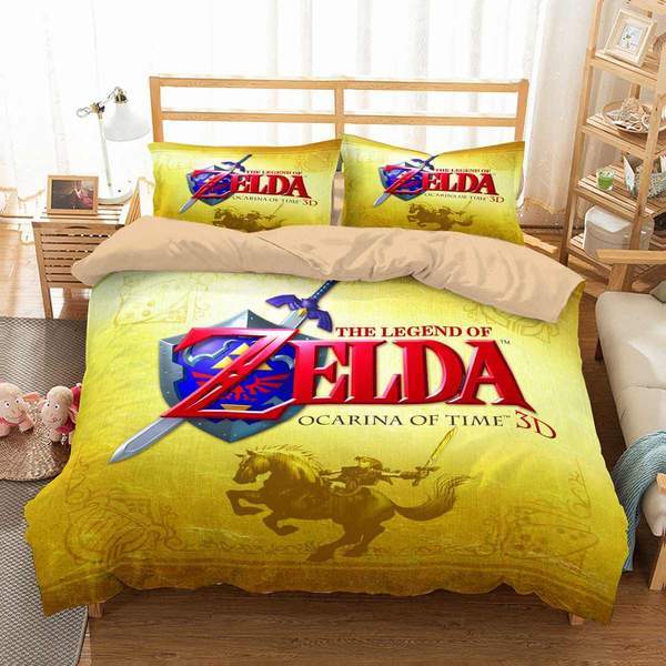 The Legend Of Zelda Duvet Cover and Pillowcase Set Bedding Set 571 The Legend Of Zelda Duvet Cover and Pillowcase Set Bedding Set 571