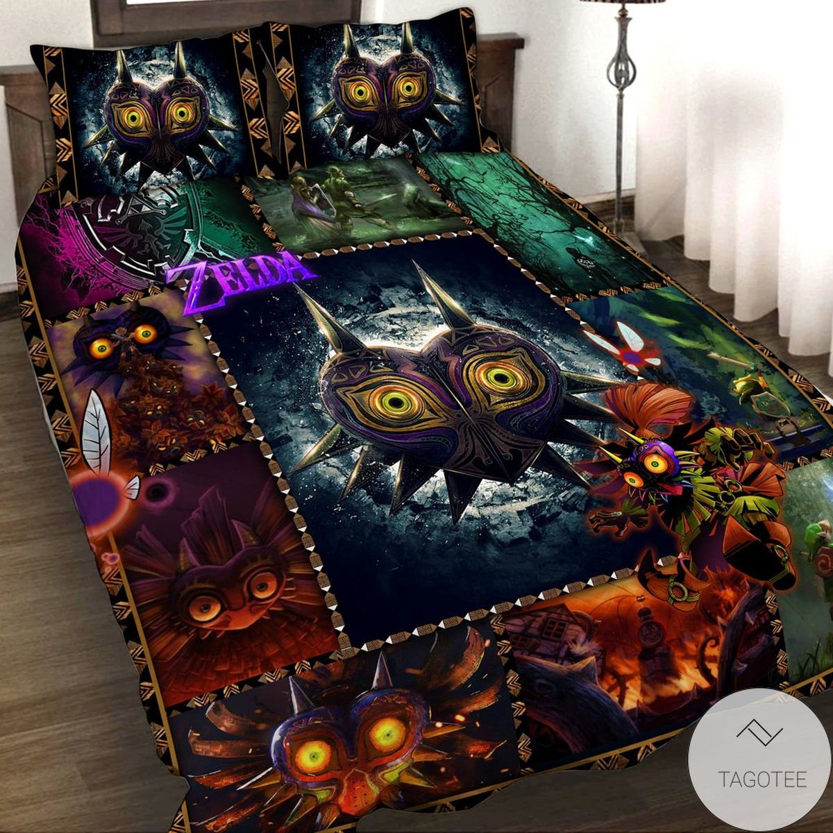 The Legend Of Zelda Majora’S Mask Bedding Set The Legend Of Zelda Majora’S Mask Bedding Set