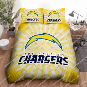 The Los Angeles Chargers Football Team All Over Print Bedding Set