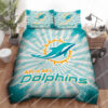 The Miami Dolphins Football Team All Over Print Bedding Set