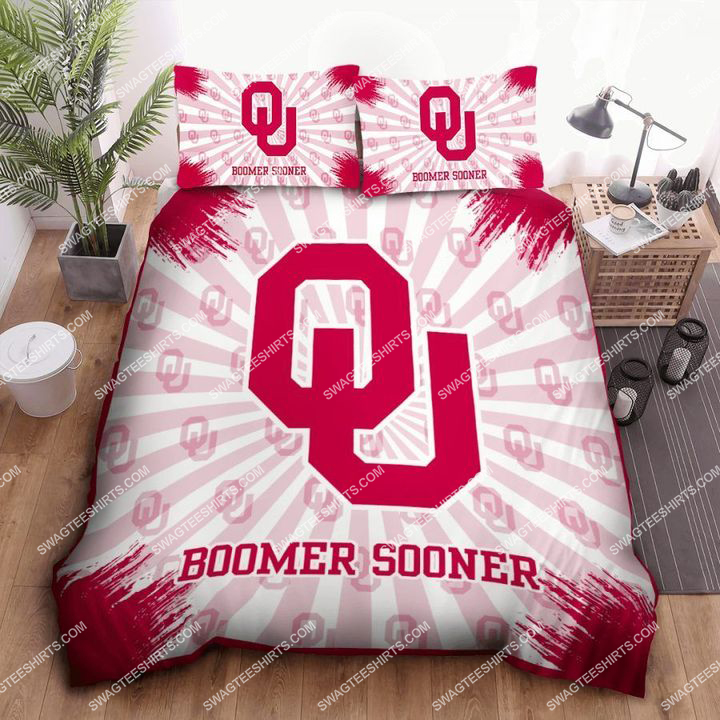 The Oklahoma Sooners Football Team All Over Print Bedding Set The Oklahoma Sooners Football Team All Over Print Bedding Set