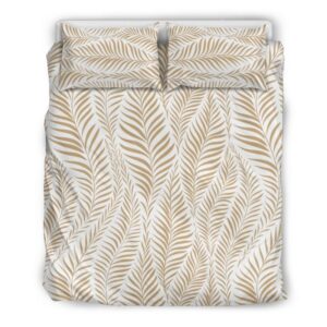 The Palm Story Duvet Cover and Pillowcase Set Bedding Set