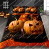 The Pumpkins Happy Halloween Night Full Printing Bedding Set