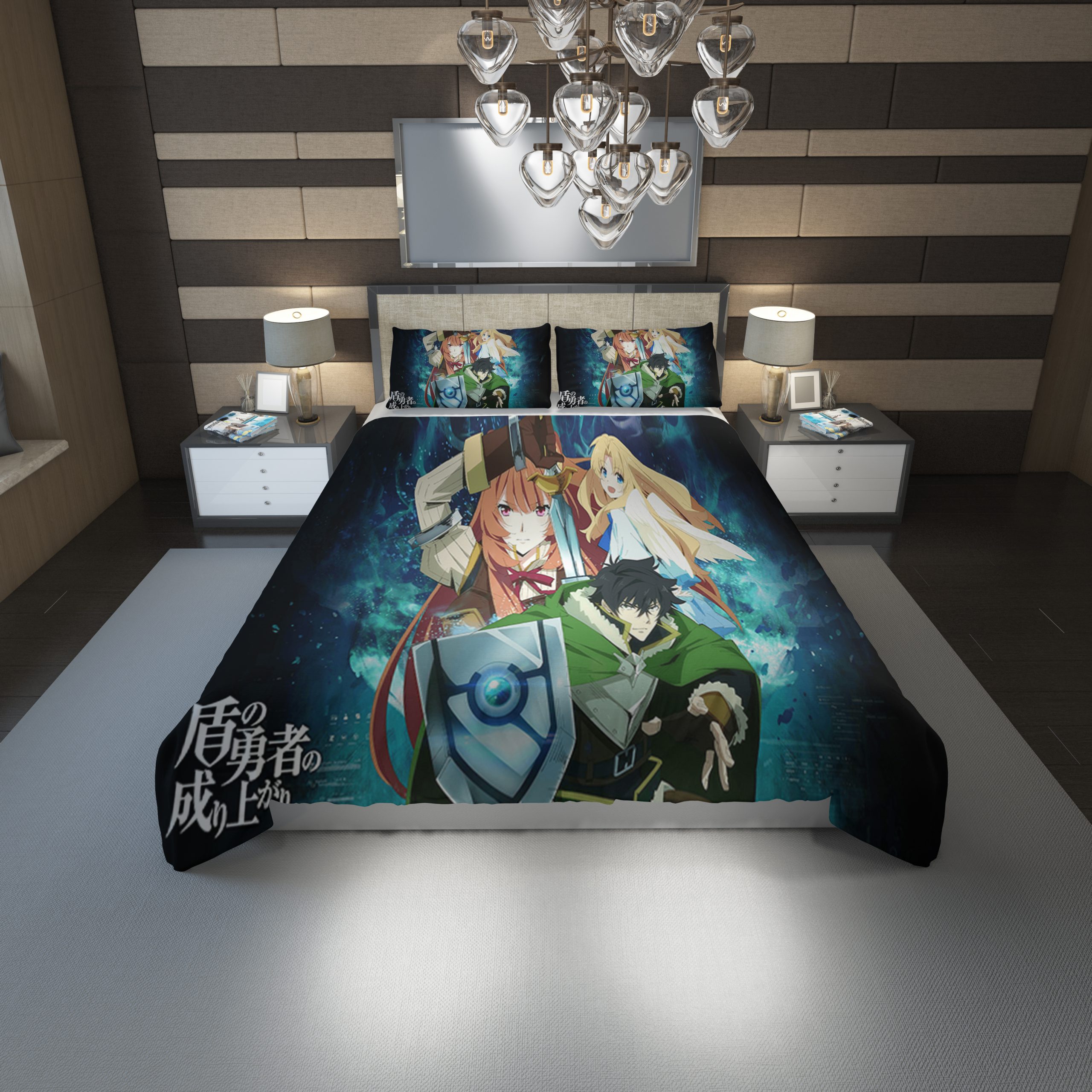 The Rising Of The Shield Hero Duvet Cover and Pillowcase Set Bedding Set 1147 The Rising Of The Shield Hero Duvet Cover and Pillowcase Set Bedding Set 1147