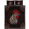 The Rooster Vintage All Over Printed Bedding Set