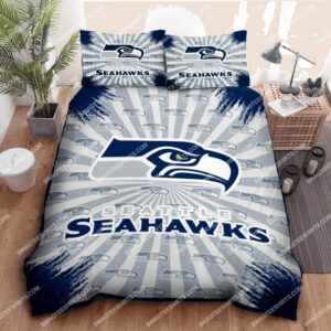 The Seattle Seahawks Football Team All Over Print Bedding Set