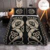The Sons Of Fenrir Skoll And Hati Viking Quilt Bedding Set-