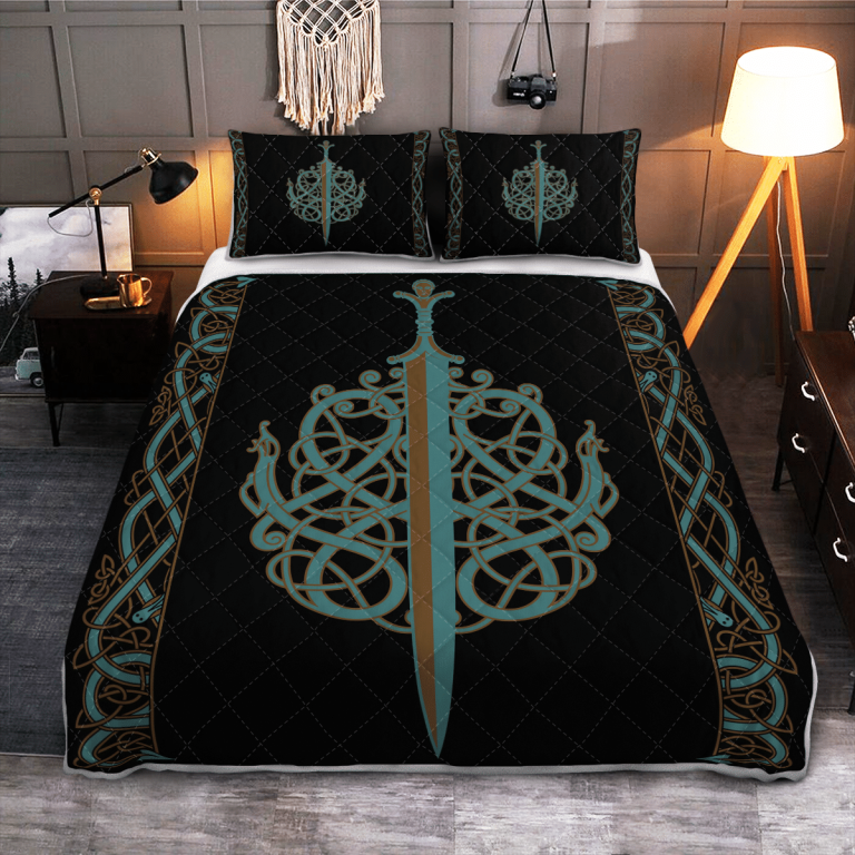 The-Ulfberht-Swords-Quilt-Bedding-Set-1