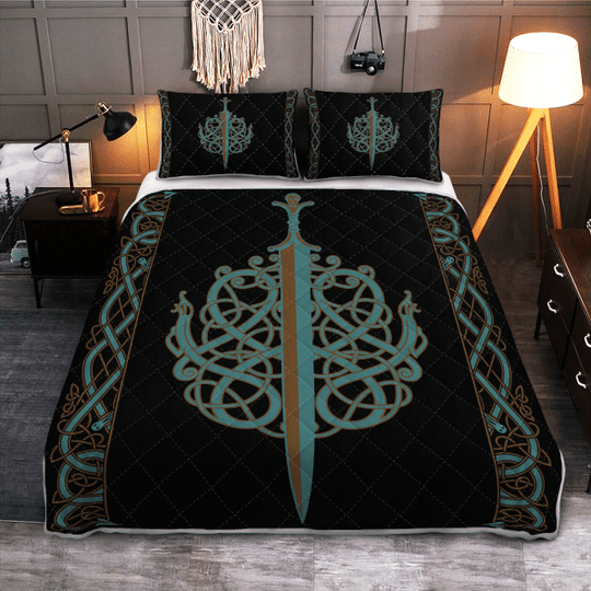 The-Ulfberht-Swords-Viking-Quilt-Bedding-Set-1