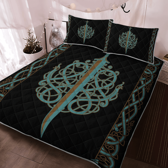 The-Ulfberht-Swords-Viking-Quilt-Bedding-Set-2