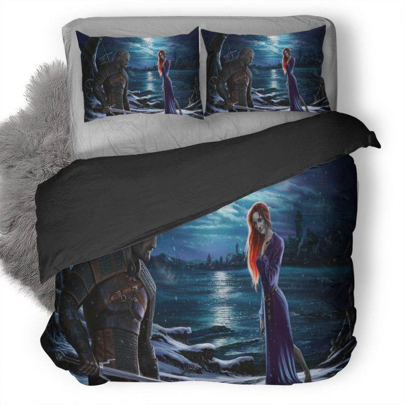 The Witcher 3 Wild Hunt Amazing Art Duvet Cover and Pillowcase Set Bedding Set The Witcher 3 Wild Hunt Amazing Art Duvet Cover and Pillowcase Set Bedding Set