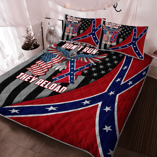 These Colors Don’T Run They Reload Quilt Bedding Set These Colors Don’T Run They Reload Quilt Bedding Set