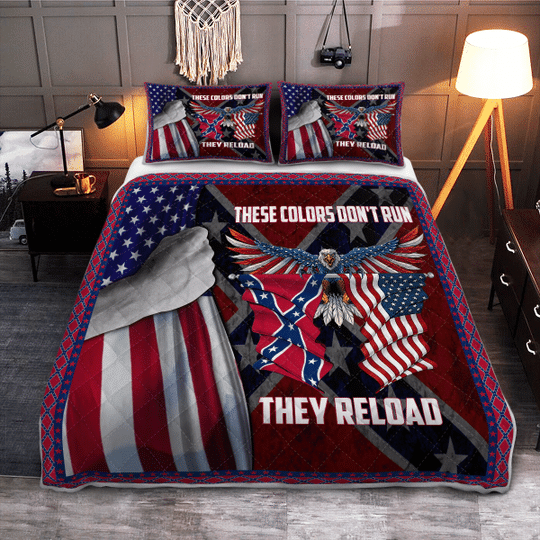 These-Colors-Dont-Run-They-Reload-Quilt-Bedding-Set-1