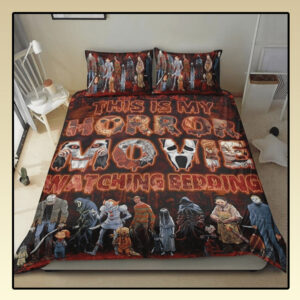 This Is My Horror Movie Watching Bedding Set