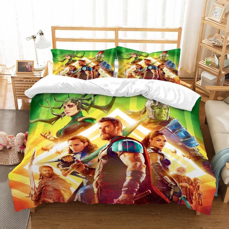 Thor Ragnarok Duvet Cover and Pillowcase Set Bedding Set Thor Ragnarok Duvet Cover and Pillowcase Set Bedding Set