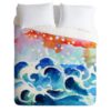 Tides Of Time Duvet Cover and Pillowcase Set Bedding Set