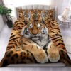 Tiger All Over Printed Bedding Set