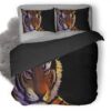 Tiger Art Duvet Cover and Pillowcase Set Bedding Set