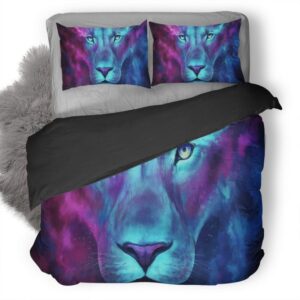 Tiger Colorful Art Ih Duvet Cover and Pillowcase Set Bedding Set