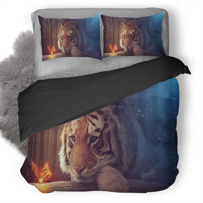 Tiger Dreamy Art Duvet Cover and Pillowcase Set Bedding Set Tiger Dreamy Art Duvet Cover and Pillowcase Set Bedding Set