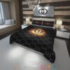 Tiger Gucci Brand Black Pattern Quilt Bedding Set