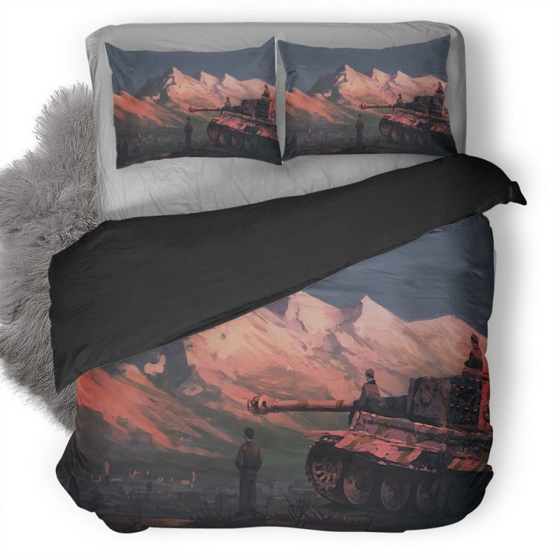 Tiger Tank Artistic Zg Duvet Cover and Pillowcase Set Bedding Set Tiger Tank Artistic Zg Duvet Cover and Pillowcase Set Bedding Set