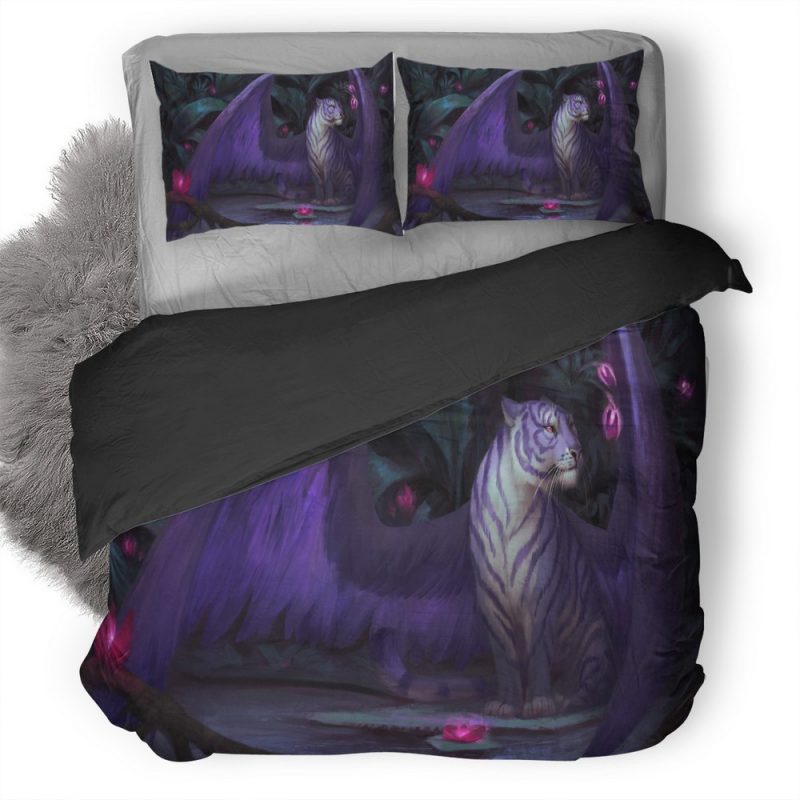 Tiger With Wings B2 Duvet Cover and Pillowcase Set Bedding Set Tiger With Wings B2 Duvet Cover and Pillowcase Set Bedding Set