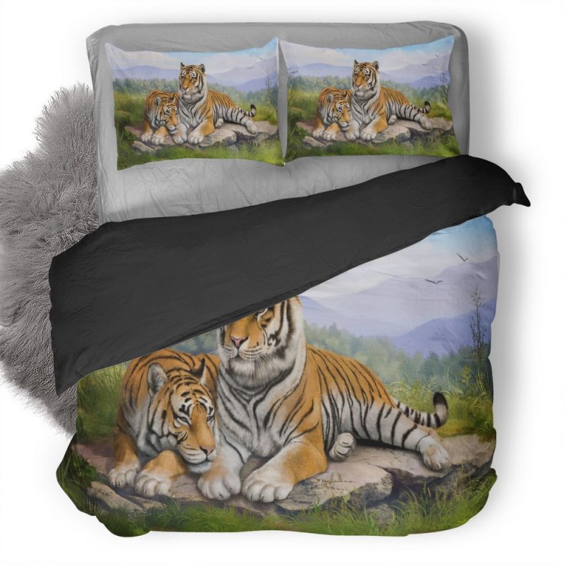 Tigers Art Duvet Cover and Pillowcase Set Bedding Set Tigers Art Duvet Cover and Pillowcase Set Bedding Set