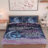 To My Daughter I Love You To The Moon And Back Love Mom Full Printing Bedding Set