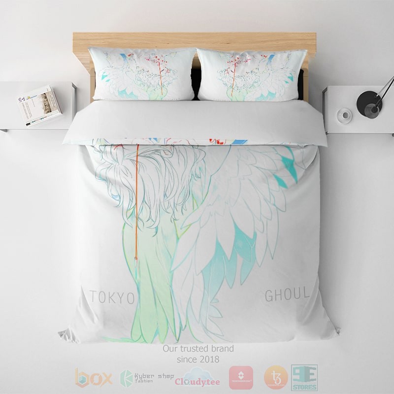 Tokyo Ghoul Suzuya Juuzou Angels Sketch Cool Bedding Set Tokyo Ghoul Suzuya Juuzou Angels Sketch Cool Bedding Set