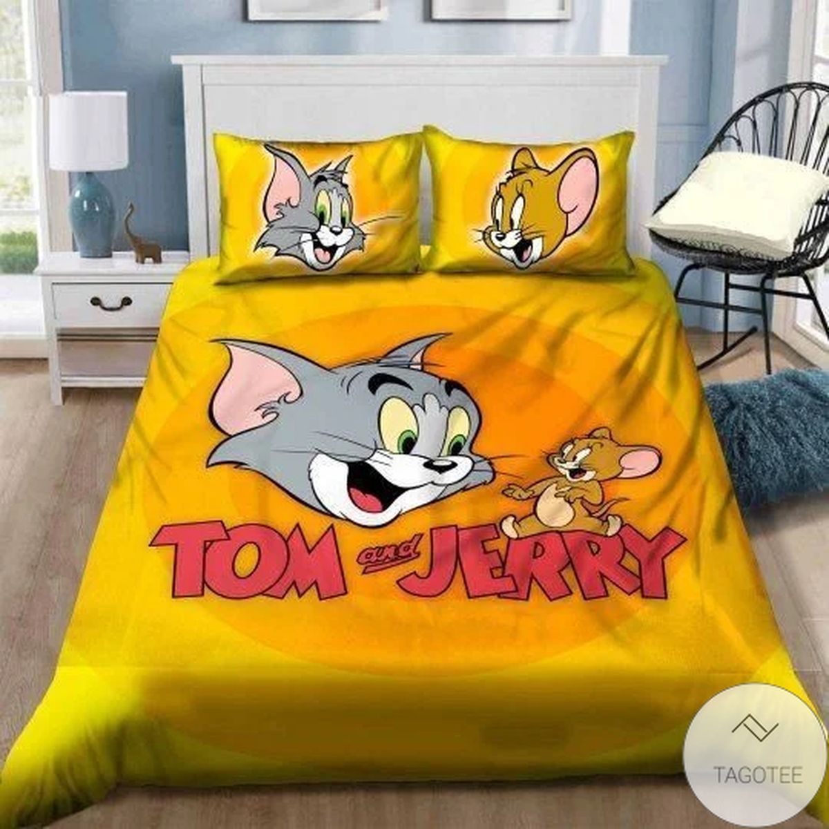 Tom And Jerry Logo Bedding Set Tom And Jerry Logo Bedding Set
