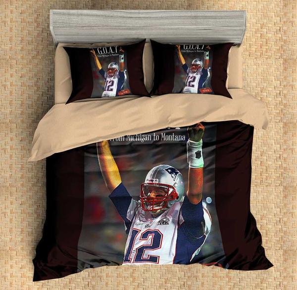 Tom Brady 2 Duvet Cover and Pillowcase Set Bedding Set Tom Brady 2 Duvet Cover and Pillowcase Set Bedding Set
