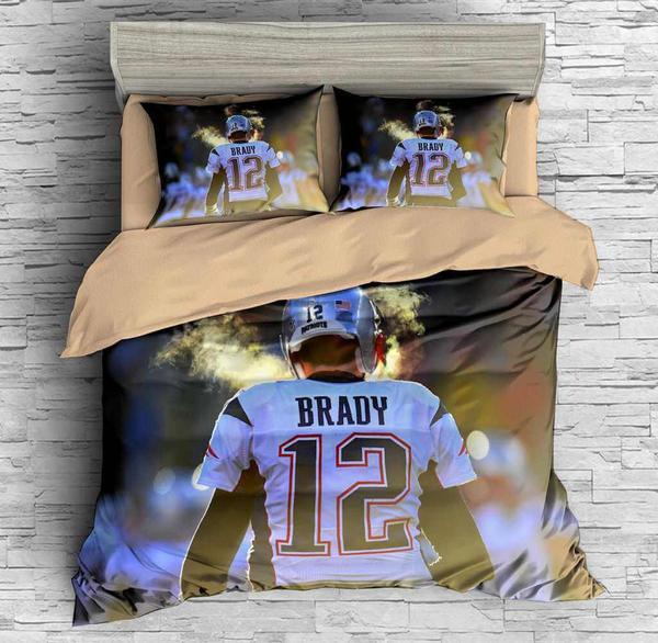 Tom Brady 3 Duvet Cover and Pillowcase Set Bedding Set Tom Brady 3 Duvet Cover and Pillowcase Set Bedding Set