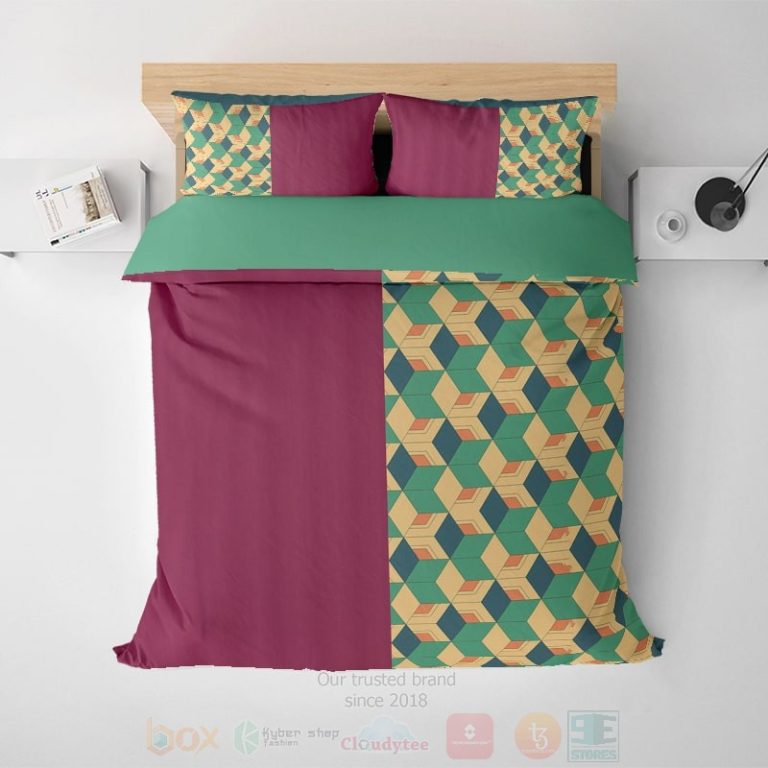 Tomioka-Light-Color-Crossover-Empyrean-Demon-Slayer-Kimetsu-No-Yaiba-Bedding-Set-1