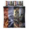 Top Four Horror Guys Jason Voorhees Michael Myers Freddy Krueger It Bedding Set