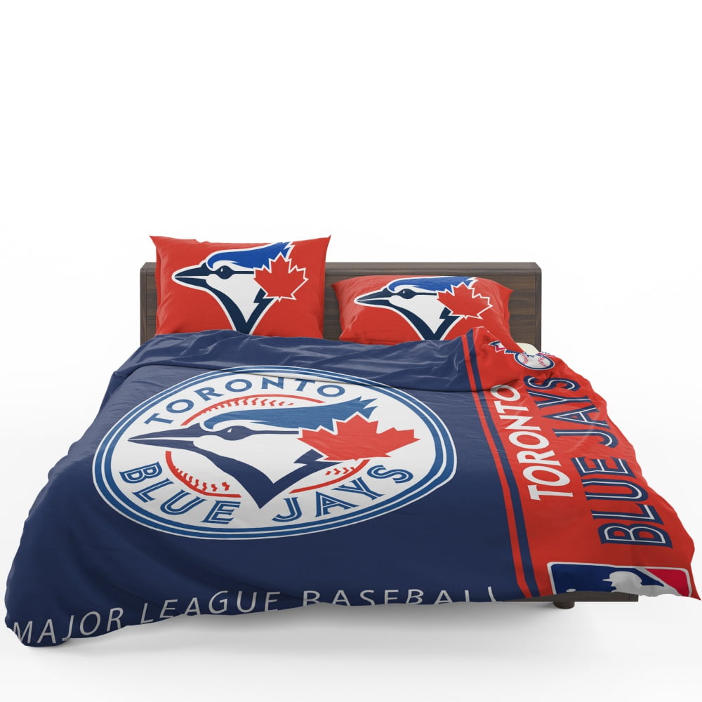 Toronto Blue Jays MLB Baseball American League Bedding Set Toronto Blue Jays MLB Baseball American League Bedding Set
