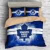 Toronto Maple Leafs Duvet Cover and Pillowcase Set Bedding Set